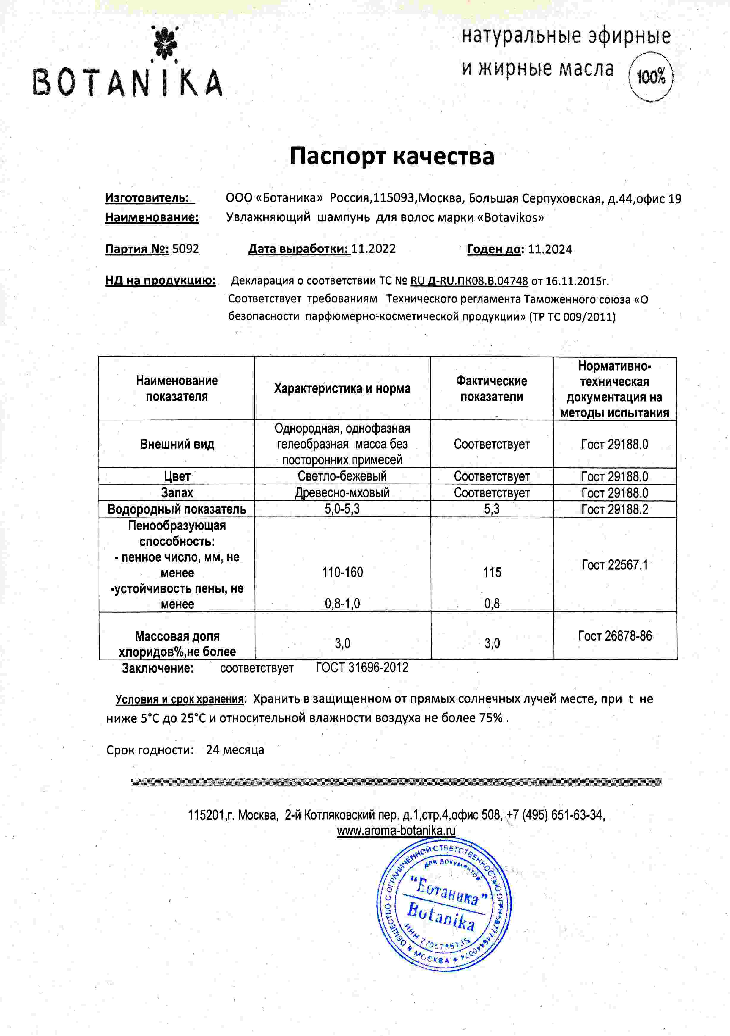 Паспорт №112022